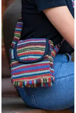 Trade roots Gyari Cotton Camera Size Bag, Nepal (colors vary)