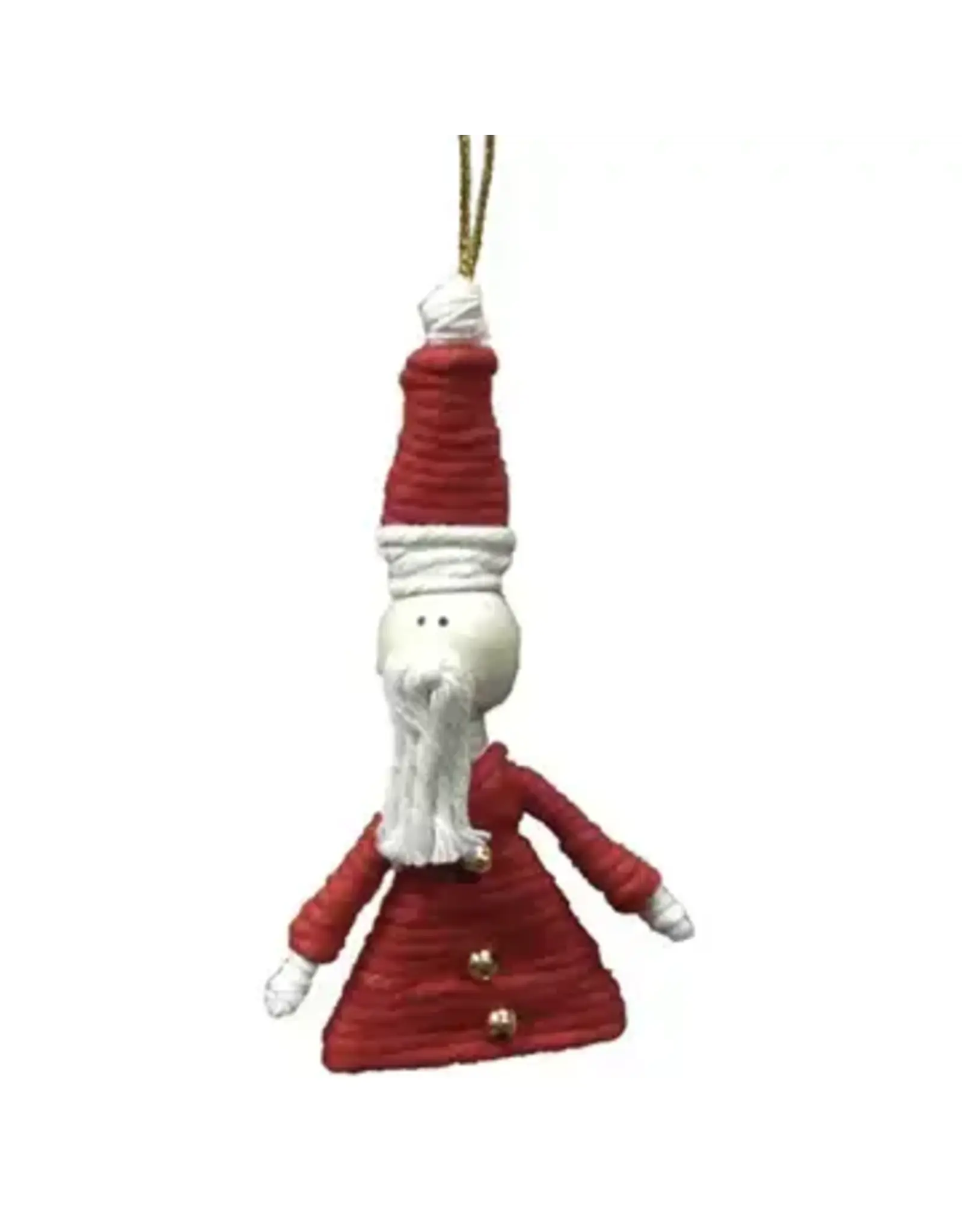 Cotton & Wire Santa Claus Ornament, Colombia