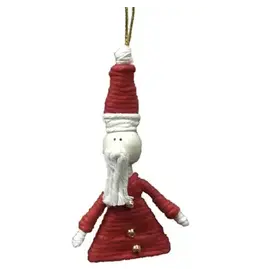 Cotton & Wire Santa Claus Ornament, Colombia