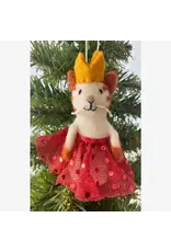 Handcrafted Felt Dancing Cat Finger Puppet Ornament