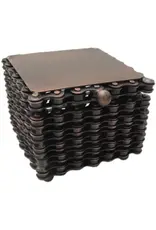 Square Bicycle Chain Box - Upcycled, India