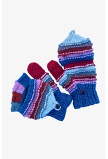 Handmade Fleece Lined Glitten, Assorted Colors, Nepal