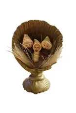 Gold Seashell Nativity, Ecuador