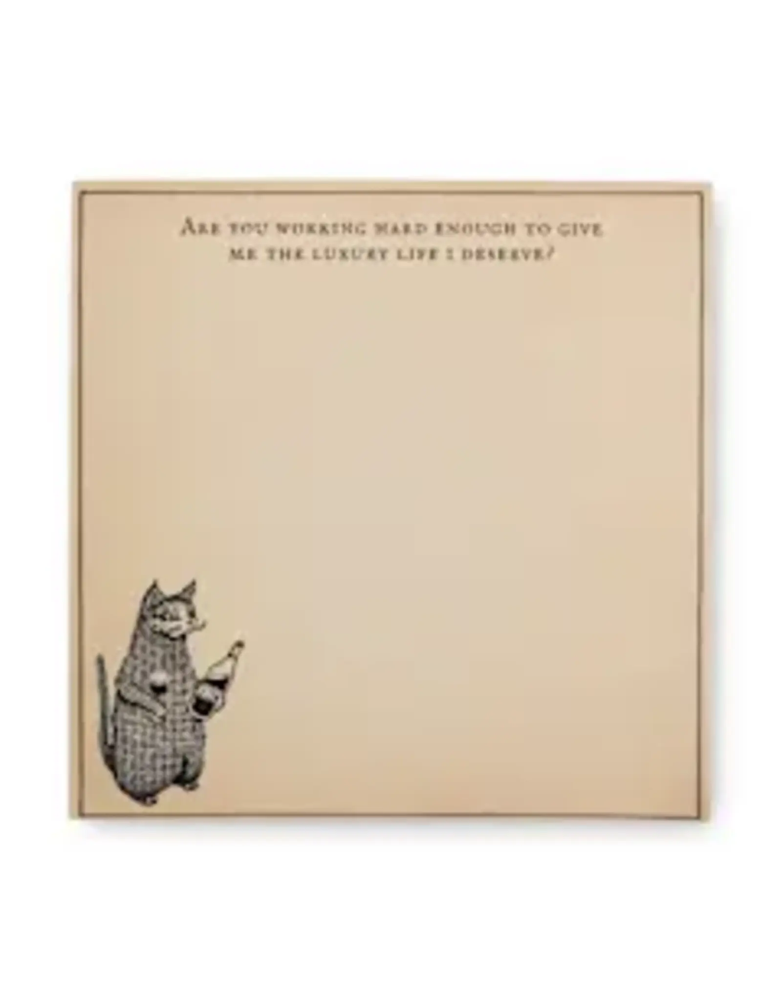 Are You Working Hard Enough Square Notepad