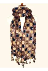 Polka Dot Neutral Scarf, Nepal