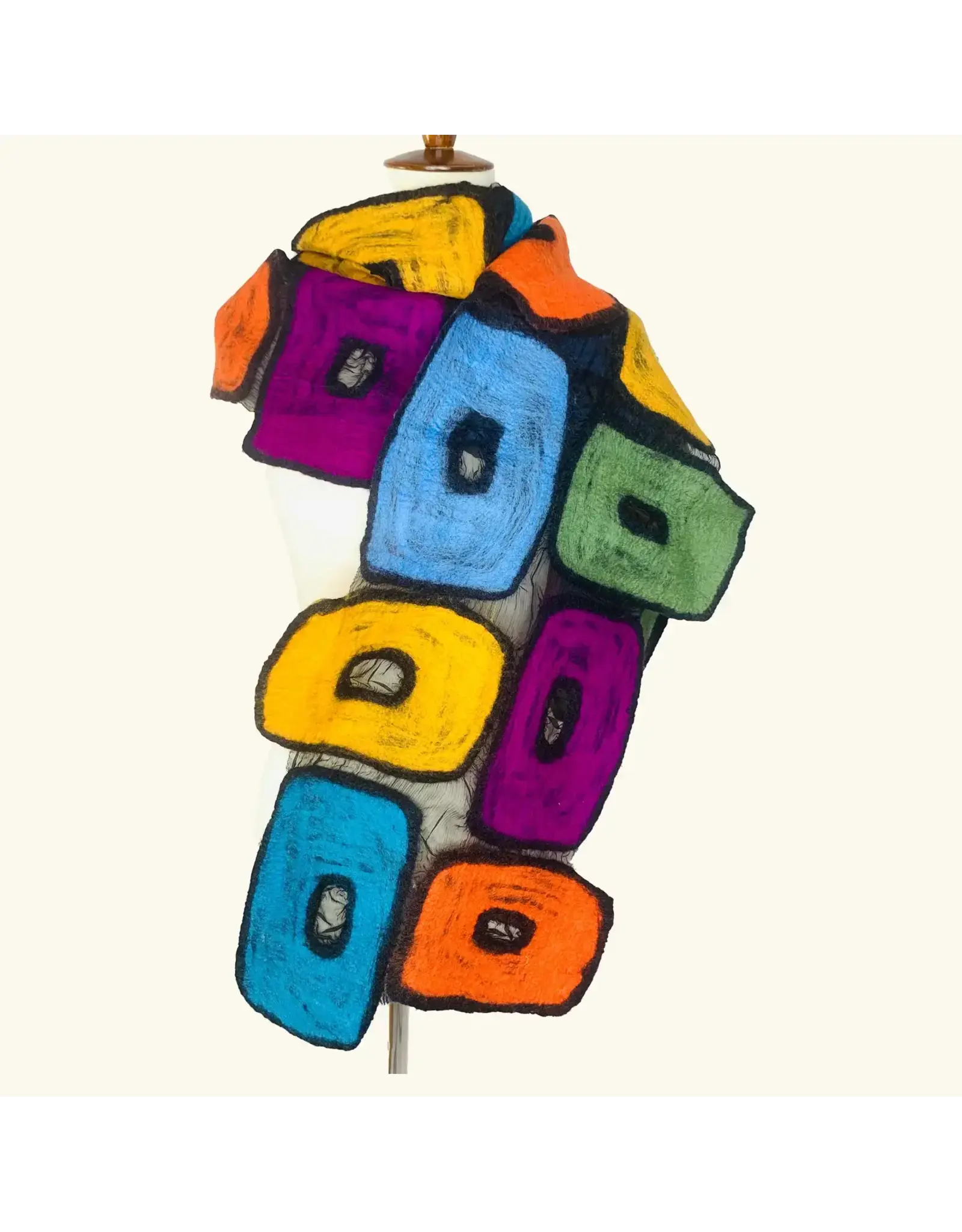 Square Work Scarf, Nepal