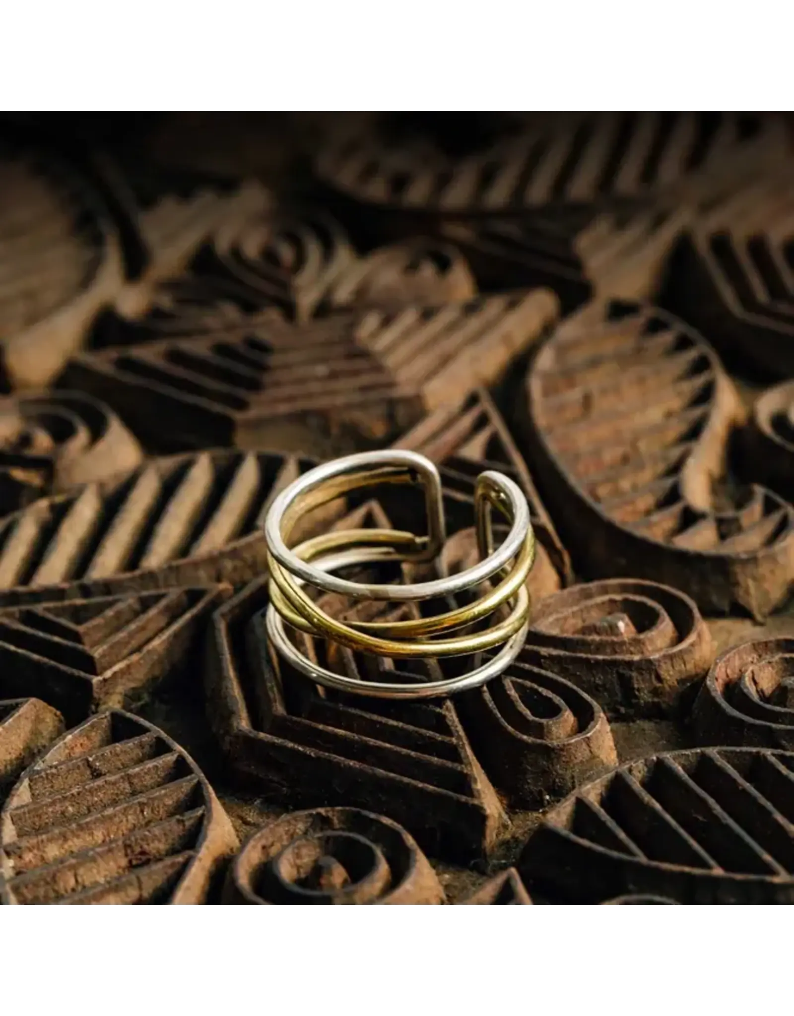 Crossed Path Ring