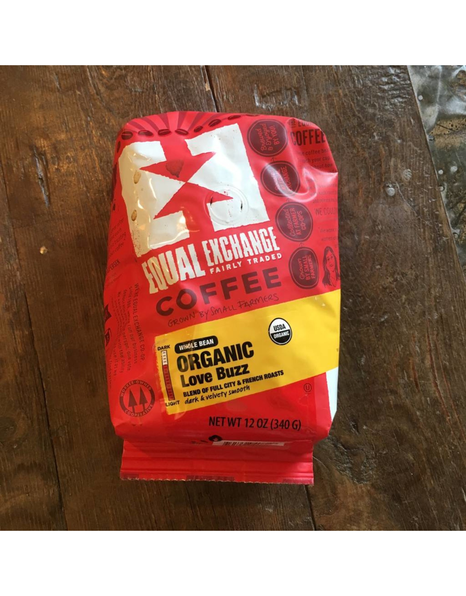 Love Buzz  Organic Coffee, 10 oz, Whole Bean