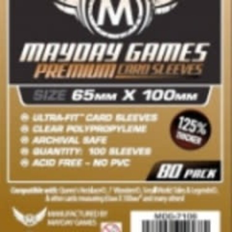 Mayday Games Sleeves - MDG-7106 «Magnum Copper» 65mm X 100mm Deluxe / 80