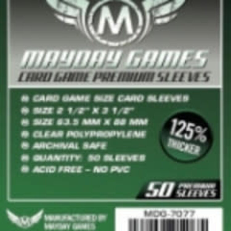 Mayday Games Sleeves - MDG-7077 «Standard» 63.5mm X 88mm Deluxe / 50