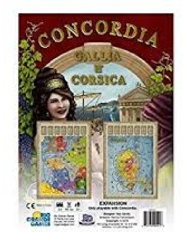 Rio Grande Games Concordia: Ext. Gallia And Corsica (EN)