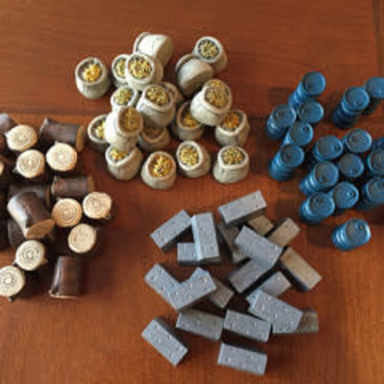 Greater Than Games Scythe: Ext. Realistic Ressource Tokens (ML)