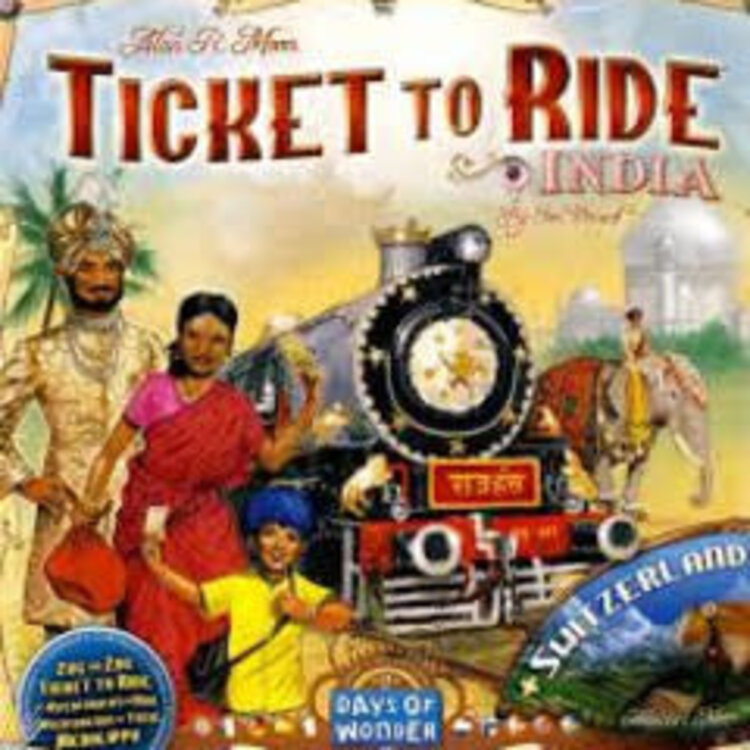 Days of Wonder Les Aventuriers du Rail: Ext. Inde Suisse (ML)