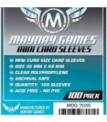 Mayday Games Sleeves - MDG-7035 «Mini-Euro» 45mm X 68mm / 100