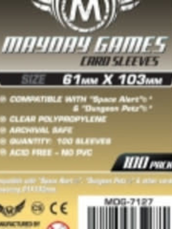 Mayday Games 7127 Sleeve «magnum Space Alert & Dungeon Petz» 61mm X 103mm / 100