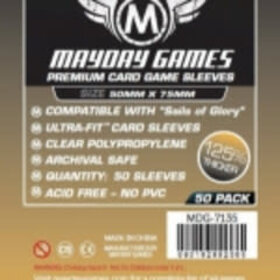 Mayday Games Sleeves - MDG-7135 «Sails of Glory» 50mm X 75mm Deluxe / 50