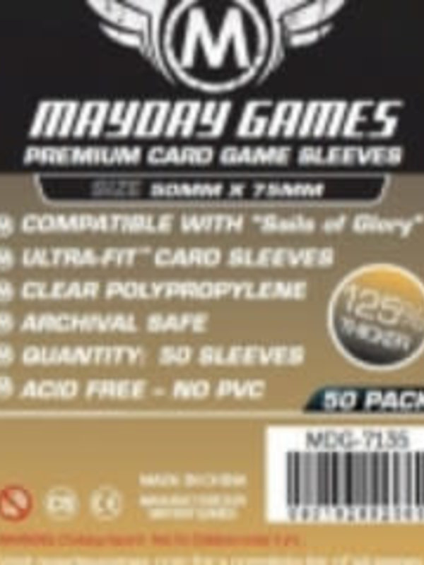Mayday Games Sleeves - MDG-7135 «Sails of Glory» 50mm X 75mm Deluxe / 50