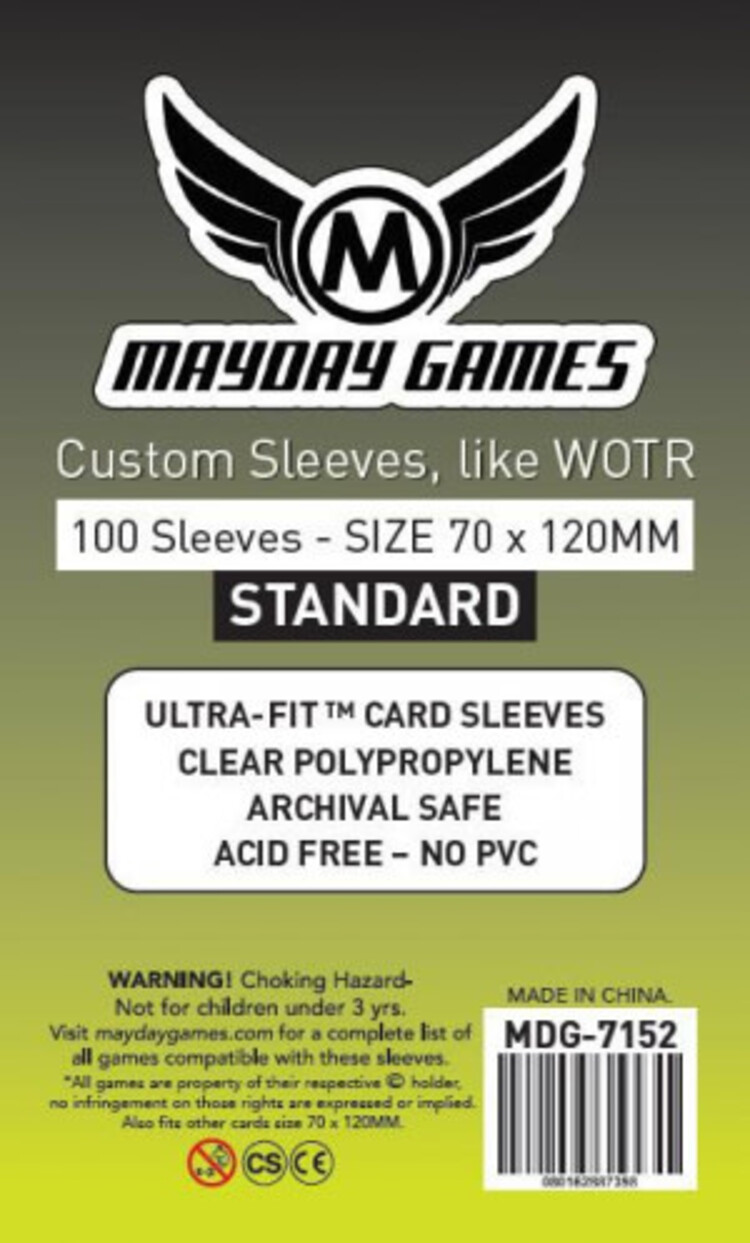 Mayday Games Sleeves - MDG-7152 «Tarot» 70 mm x 120 mm / 100