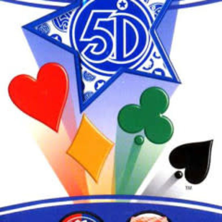 5°Dimension International Carte 5 Dimensions Version Bleu 80 cartes (FR)