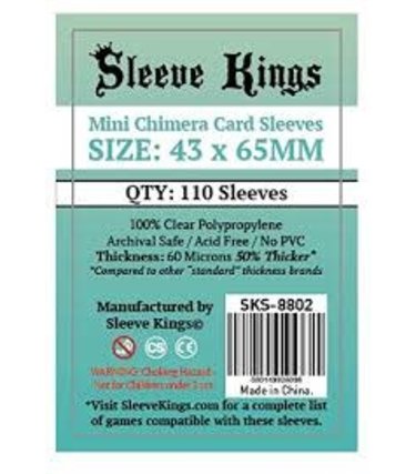 Sleeve Kings SKS-8802 «Mini Chimera» 43mm X 65mm /110 Kings - Sleeve