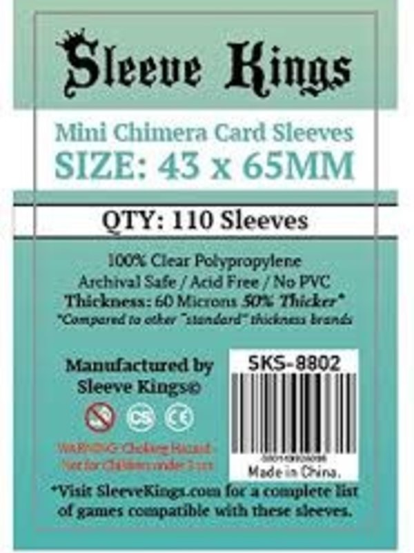 Sleeve Kings SKS-8802 «Mini Chimera» 43mm X 65mm /110 Kings - Sleeve