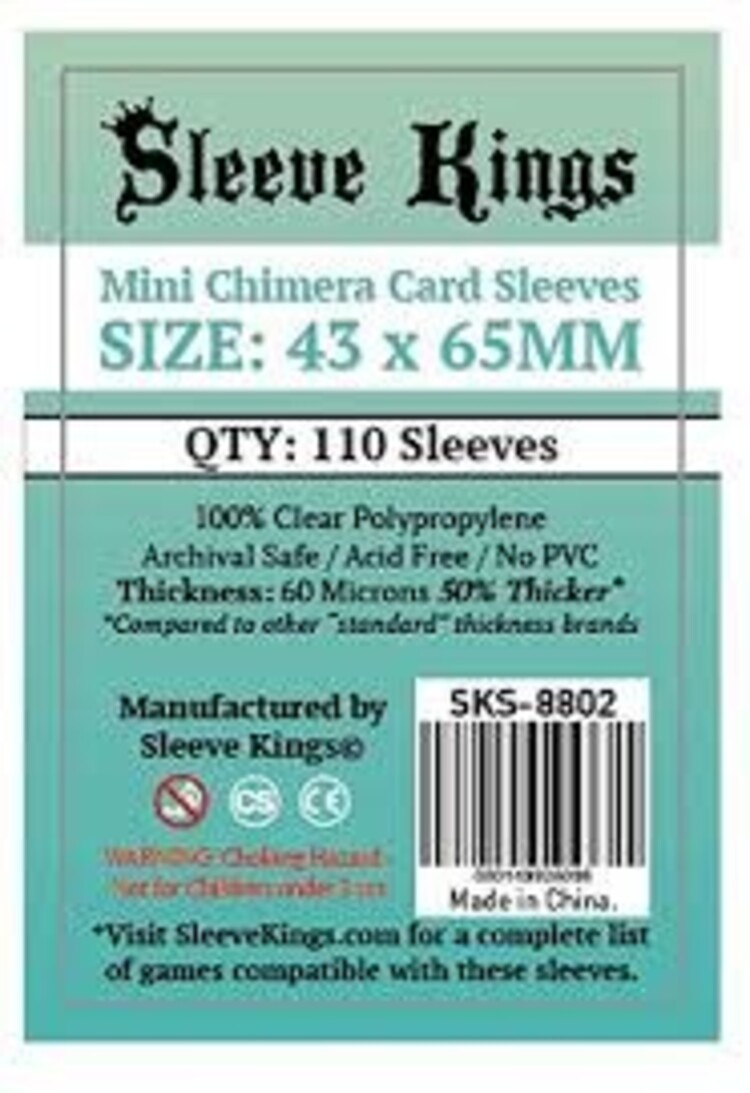 Sleeve Kings SKS-8802 «Mini Chimera» 43mm X 65mm /110 Kings - Sleeve