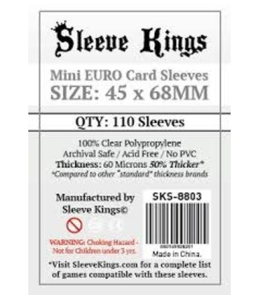 Sleeve Kings SKS-8803 «Mini Euro» 45mm X 68mm /110 Kings - Sleeve