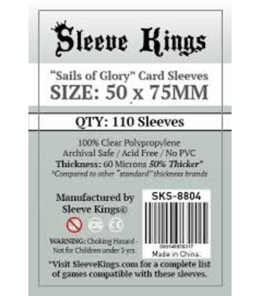 Sleeve Kings SKS-8804 «Sails of Glory» 50mm X 75mm /110 Kings - Sleeve