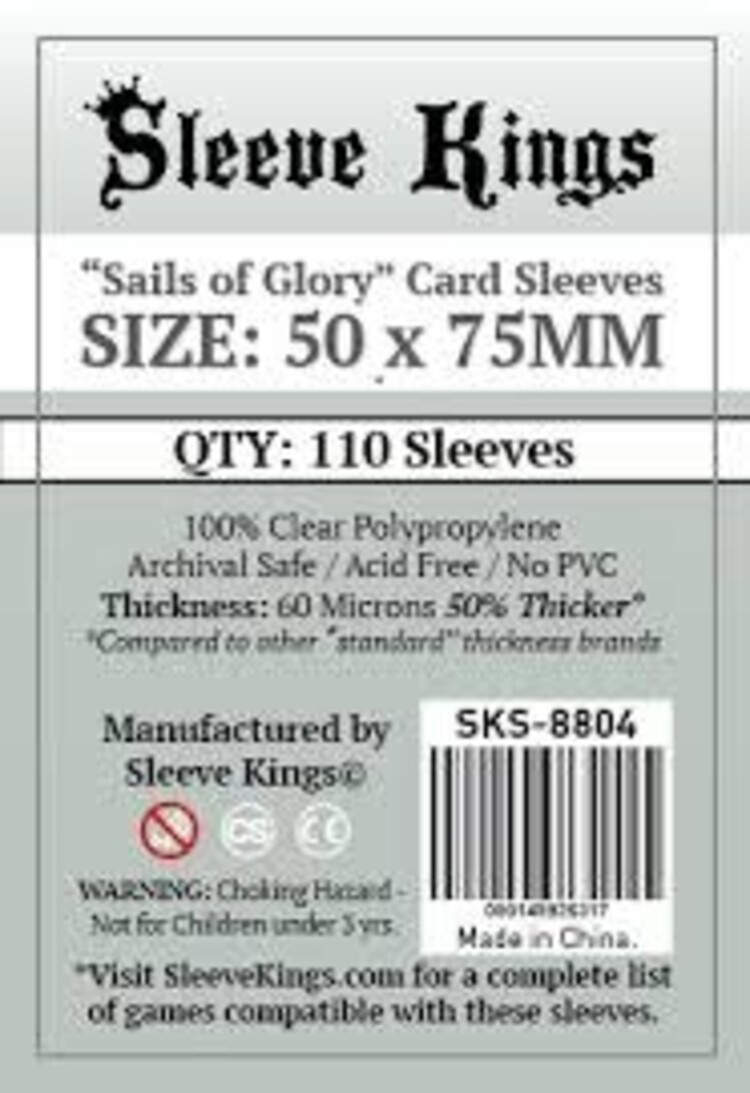 Sleeve Kings SKS-8804 «Sails of Glory» 50mm X 75mm /110 Kings - Sleeve