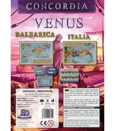 Rio Grande Games Concordia: Venus: Ext. Balearica Italia (EN)