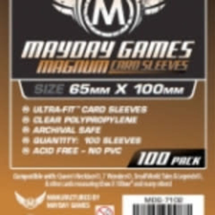Mayday Games Sleeves - MDG-7102 «Magnum Copper» 65mm X 100mm / 100