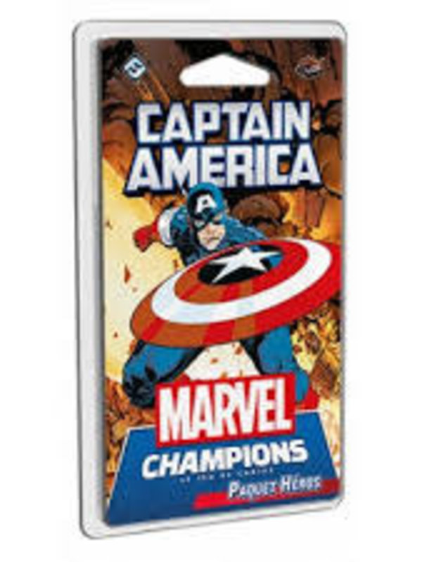Fantasy Flight Games Marvel Champions JCE: Ext. Captain America: Paquet Heros (FR)