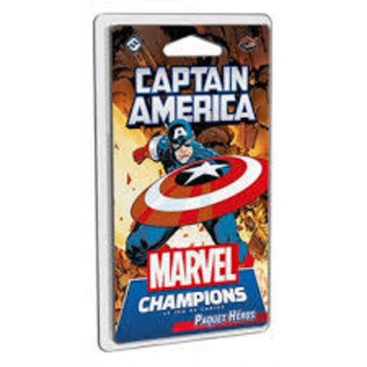 Fantasy Flight Games Marvel Champions JCE: Ext. Captain America: Paquet Heros (FR)