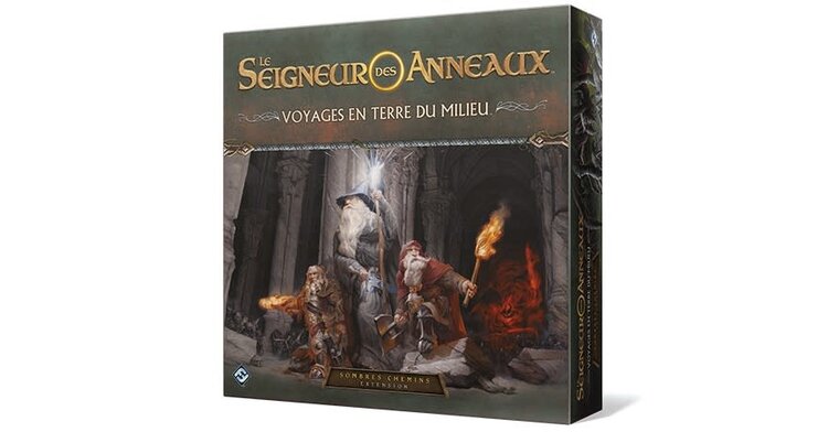 Fantasy Flight Games Le Seigneur Des Anneaux : Voyages En Terre Du Milieu: Ext. Sombres Chemins (FR)