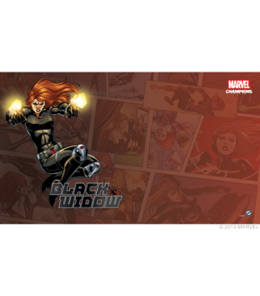 Fantasy Flight Games Marvel Champions LCG: Black Widow  Game Mat (ML)