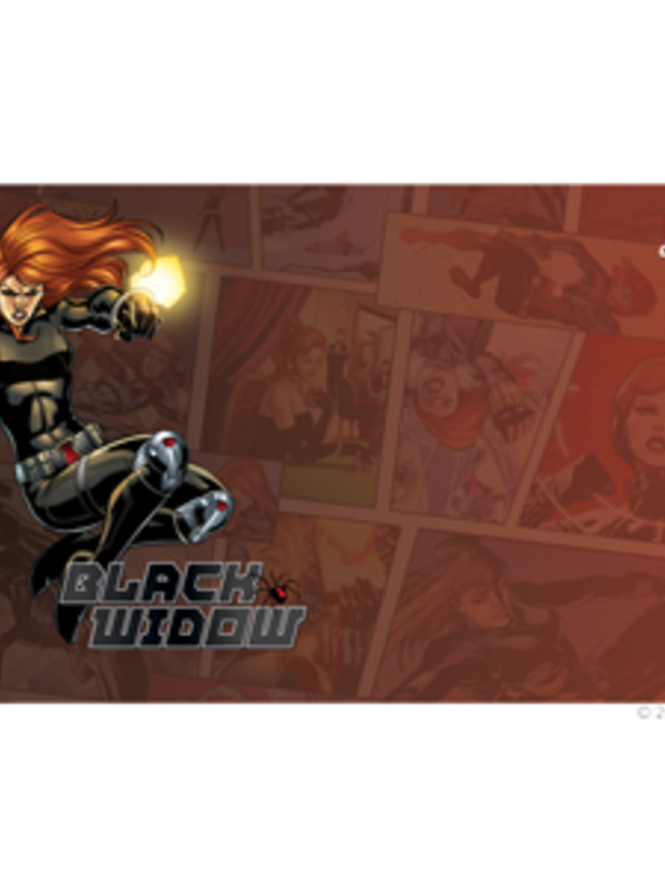 Fantasy Flight Games Marvel Champions LCG: Black Widow  Game Mat (ML)