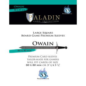 Board&Dice Paladin-Owain «Large Square» 80mm X 80mm / 55 Sleeves