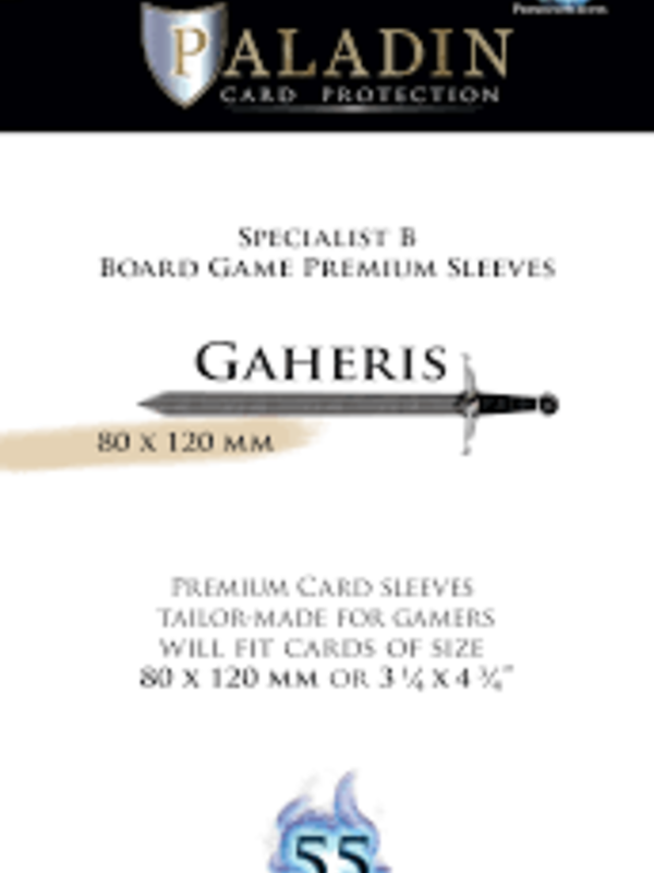 Board&Dice Paladin-Gaheris «Specialist B Board Game» 80mm X 120mm / 55 Sleeves
