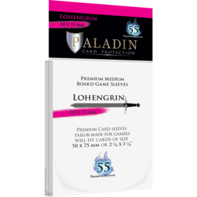Board&Dice Paladin-Lohengrin «Medium Board Game» 50mm X 75mm / 55 Sleeves