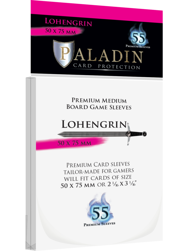 Board&Dice Paladin-Lohengrin «Medium Board Game» 50mm X 75mm / 55 Sleeves