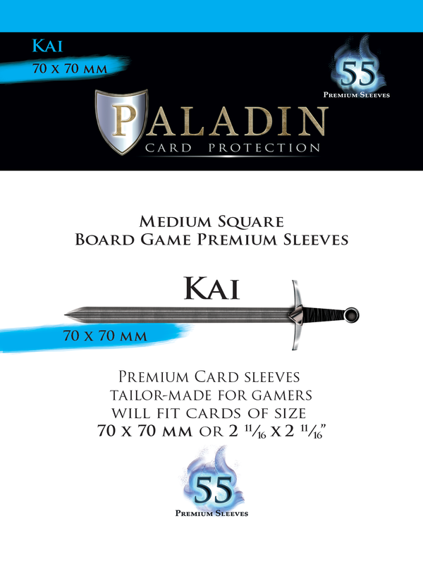 Board&Dice Paladin-Kai «Medium Square» 70mm X 70mm / 55 Sleeves