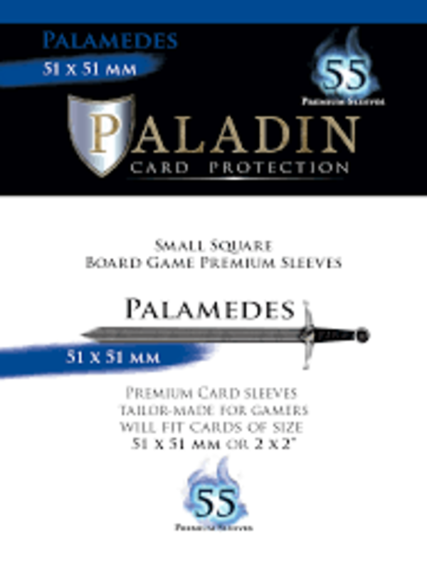 Board&Dice Paladin-Palamedes «Small Square» 51mm X 51mm / 55 Sleeves