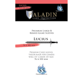 Board&Dice Paladin-Lucius «Premium Large B» 76mm X 102mm / 55 Sleeves
