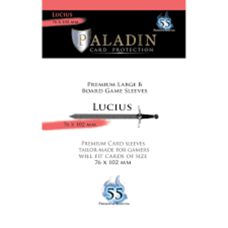 Board&Dice Paladin-Lucius «Premium Large B» 76mm X 102mm / 55 Sleeves
