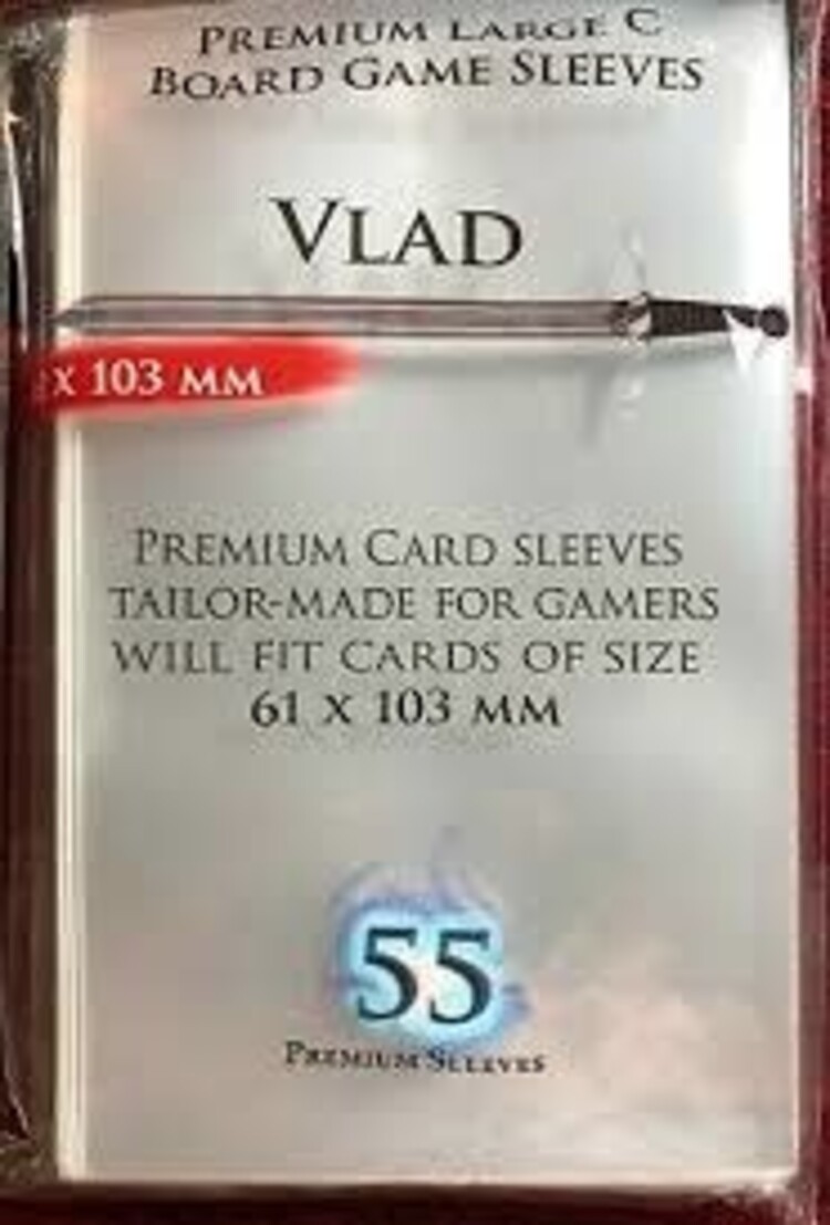 Board&Dice Paladin-Vlad «Large C» 61mm X 103mm / 55 Sleeves