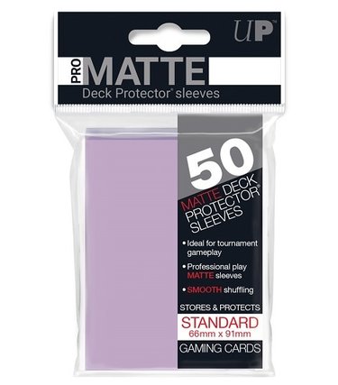 Ultra pro 84504 Sleeve Matte Lilas «Standard» 66 mm X 91 mm Premium / 50