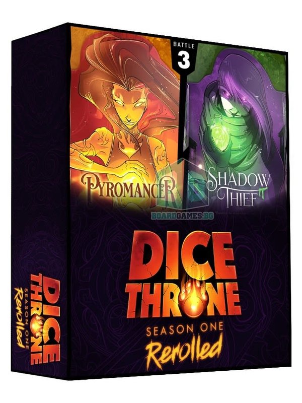 Roxley Dice Throne Season One Rerolled: Box 3: Pyro vs Shadow Thief (EN)