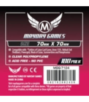 Mayday Games Sleeves - MDG-7124 70mm X 70mm  / 100