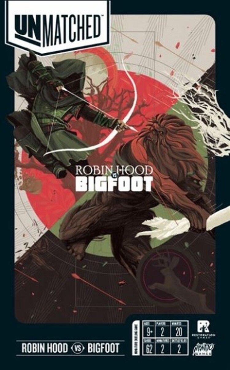 Restoration Games Unmatched: Robin Hood vs Bigfoot (EN)