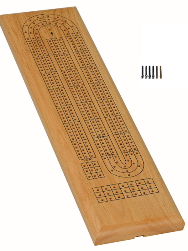 Wood Expressions Cribbage: 3-Track Natural (EN)